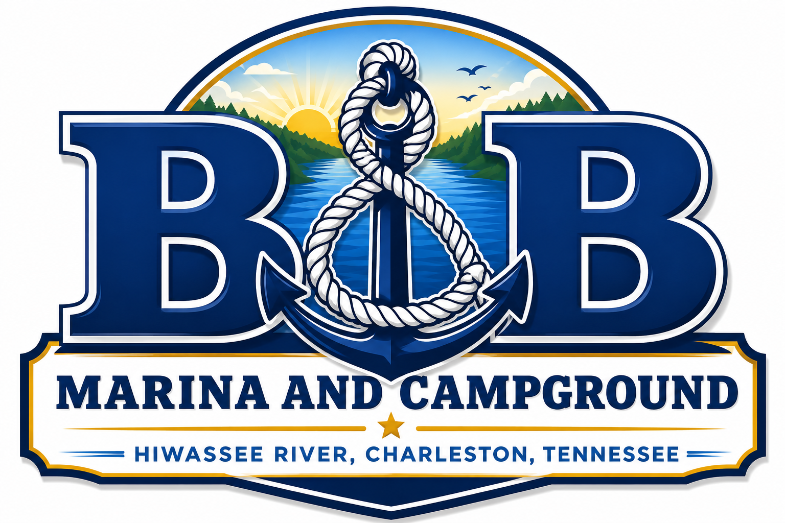B & B Marina logo