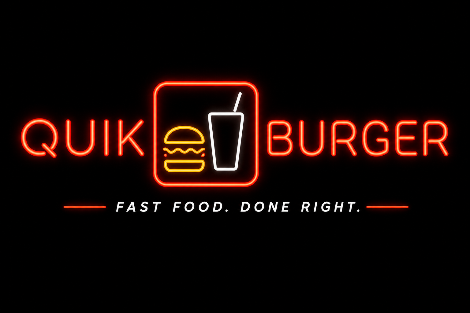 Quik Burger logo