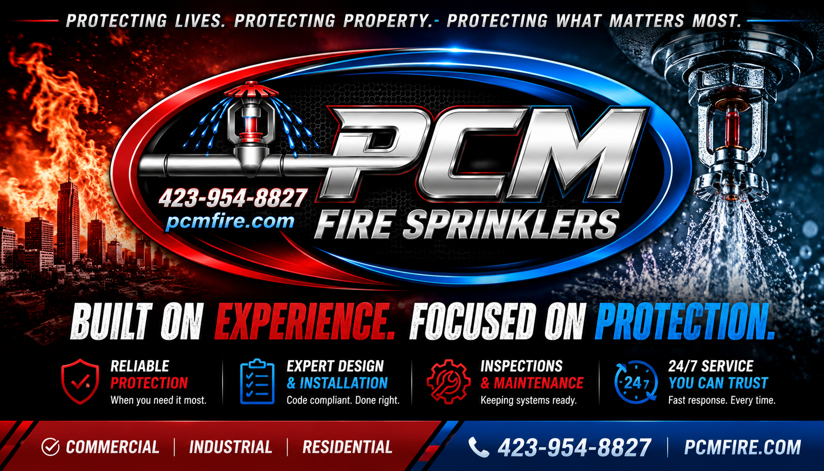 PCM FIRE SPRINKLERS